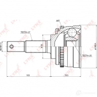 Шрус граната LYNXAUTO CO-5777A 4905601015933 N00O 8KI 3645232 - Изображение 2
