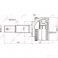 Шрус граната LYNXAUTO CO-5768A 4905601012185 X8P 90QV 3645226 - Изображение 2