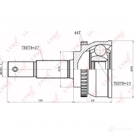 Шрус граната LYNXAUTO 4905601011607 O 2RES CO-5763A 3645223 - Изображение 2