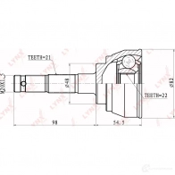 Шрус граната LYNXAUTO 4905601010198 DR NEK 3645211 CO-5730 - Изображение 2
