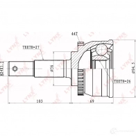 Шрус граната LYNXAUTO 4905601003176 0 7D31 CO-5727A 3645209 - Изображение 2