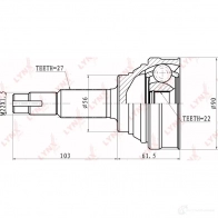 Шрус граната LYNXAUTO 4905601003107 M WO3H0 3645203 CO-5721 - Изображение 2