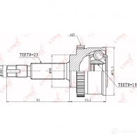 Шрус граната LYNXAUTO CO-5701A DU6E H 53886922 4905601003244 - Изображение 2
