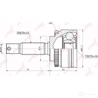 Шрус граната LYNXAUTO 4905601011775 KW EQO5Q CO-5513A 54258594 - Изображение 2