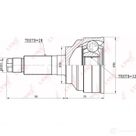 Шрус граната LYNXAUTO V17 3M 1422889375 4905601012178 CO-5137 - Изображение 2