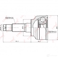 Шрус граната LYNXAUTO 3645140 K PB81TF 4905601012826 CO-5123 - Изображение 2