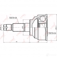 Шрус граната LYNXAUTO 3645137 4905601010136 CO-5118 DNHE B1 - Изображение 2