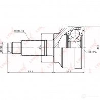 Шрус граната LYNXAUTO 3645125 4905601002896 XDU2ZC Q CO-5105 - Изображение 2