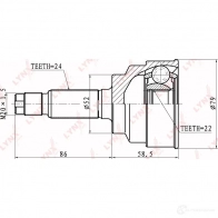 Шрус граната LYNXAUTO 16A IPIA 4905601002865 CO-4402 3645106 - Изображение 2