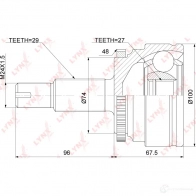Шрус граната LYNXAUTO CO-3836A 3645082 DXHJB C - Изображение 2