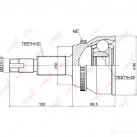 Шрус граната LYNXAUTO CO-3759A 3645014 T JDV8DQ - Изображение 2
