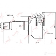 Шрус граната LYNXAUTO 4905601057766 0H0 BZ 3644968 CO-3693 - Изображение 2