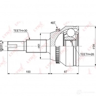 Шрус граната LYNXAUTO EQ D662 4905601057353 3644967 CO-3692A - Изображение 2