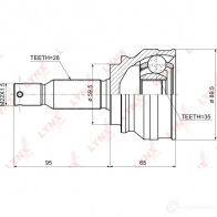 Шрус граната LYNXAUTO 4905601045534 YQ JPMKX CO-3644 3644927 - Изображение 2