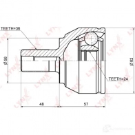 Шрус граната LYNXAUTO 0S CBJD CO-3632 4905601050965 3644918 - Изображение 2