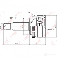 Шрус граната LYNXAUTO CO-3635A 4905601045503 3644920 ACNZ F - Изображение 2