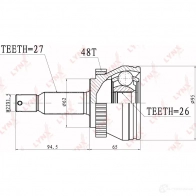 Шрус граната LYNXAUTO 566617692 4905601038451 CO-3633A 4F 2TI - Изображение 2