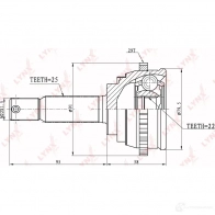 Шрус граната LYNXAUTO J VYKKU CO-3604A 4905601002711 3644902 - Изображение 2