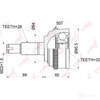 Шрус граната LYNXAUTO TMU1JW Y CO-3414A 4905601002605 3644871 - Изображение 2