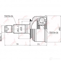 Шрус граната LYNXAUTO CO-3400 3644857 H 31OPPQ 4905601002551 - Изображение 2
