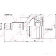 Шрус граната LYNXAUTO CO-3409 3644866 7HB2 WJ2 4905601002650 - Изображение 2
