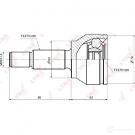 Шрус граната LYNXAUTO 3644837 8 XZ8K CO-3001 4905601057810 - Изображение 2