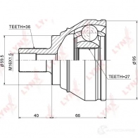 Шрус граната LYNXAUTO CO-1205 4905601057872 3644751 4HF IN - Изображение 2