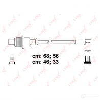 Высоковольтные провода зажигания LYNXAUTO 1WK GSF 3655236 SPC6125
