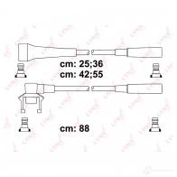 Высоковольтные провода зажигания LYNXAUTO 8 WRKHE SPC6344 Renault Trafic (TXW) 1 Автобус 1.7 68 л.с. 1992 – 1994