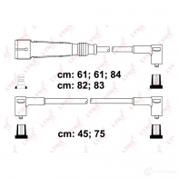 Высоковольтные провода зажигания LYNXAUTO J XX2HUE Volkswagen Transporter (T4) 4 Автобус 2.5 115 л.с. 1996 – 2003 SPC8014