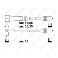 Высоковольтные провода зажигания LYNXAUTO 3655400 4905601019283 9F5X8 N9 SPC8017