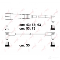 Высоковольтные провода зажигания LYNXAUTO CPXG4 3 3655485 SPE8005 4905601073100