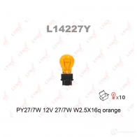 Лампа накаливания LYNXAUTO Y0 VRV 3648002 L14227Y 4905601059234