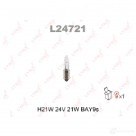 Лампа накаливания LYNXAUTO 4905601035733 3VO1E DF 3648125 L24721
