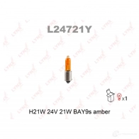 Лампа накаливания LYNXAUTO FQ HJG L24721Y 1422902729 4905601035726