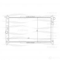 Радиатор охлаждения двигателя FREE-Z kk0138 K AUPIHL 1436952357 - Изображение 1