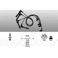 Высоковольтные провода зажигания BOUGICORD WTJM J I5GKB Bmw 3 (E36) 3 Хэтчбек 1.9 318 ti 140 л.с. 1995 – 2000 9805