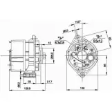 Генератор REMY U0UCKDG 19025071 XWX CC Opel Astra (F) 1 Универсал 1.8 i 16V (F08. C05) 116 л.с. 1994 – 1998