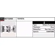 Тормозной суппорт REMY DC73262 C5Y8C PZ ZQJ2P1G Toyota Yaris Verso (XP20) 1 Минивэн 1.4 D 4D (NLP20. NLP22) 75 л.с. 2001 – 2005