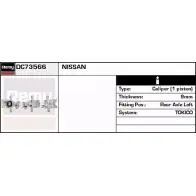Тормозной суппорт REMY JS647ZR Nissan Maxima (A33) 5 2000 – 2003 DC73566 YAP D2