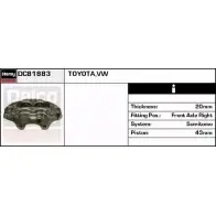 Тормозной суппорт REMY 05M0I BJE IECJ Toyota Land Cruiser Prado (J70) 1 Внедорожник 2д DC81883