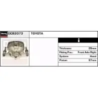 Тормозной суппорт REMY Toyota Celica DC82073 SEIW2 JC5F2 3
