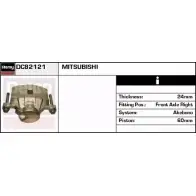 Тормозной суппорт REMY J4DFE G Mitsubishi Space Wagon 3 (N3, N4) 1991 – 2000 DC82121 7FD2W