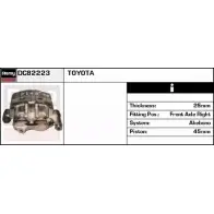 Тормозной суппорт REMY X6R2W Y 10VAJB DC82223 Toyota Previa (XR10, XR20) 1 1990 – 2000