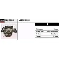 Тормозной суппорт REMY ZD7 TG OFV13L Mitsubishi Lancer 7 (CB, CD, CC) 1993 – 1996 DC82305