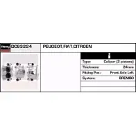 Тормозной суппорт REMY Fiat Ducato F9CML4 DC83224 L5B1 F