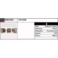 Тормозной суппорт REMY DC83352 2 4GMVQZ 0P9OES Audi A2
