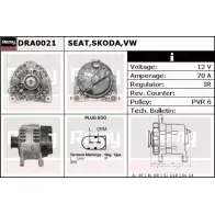 Генератор REMY DA113 1 DRA0021 Volkswagen Polo (9N) 4 Хэтчбек 1.2 54 л.с. 2002 – 2007 0EK11