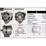 Генератор REMY DRA0210 Ford C-Max 2 (CB7, С344) 2010 – 2019 KYJLDD2 DA132 0
