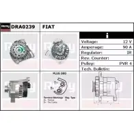 Генератор REMY D A1349 8OSAN Fiat Stilo (192) 1 Хэтчбек DRA0239